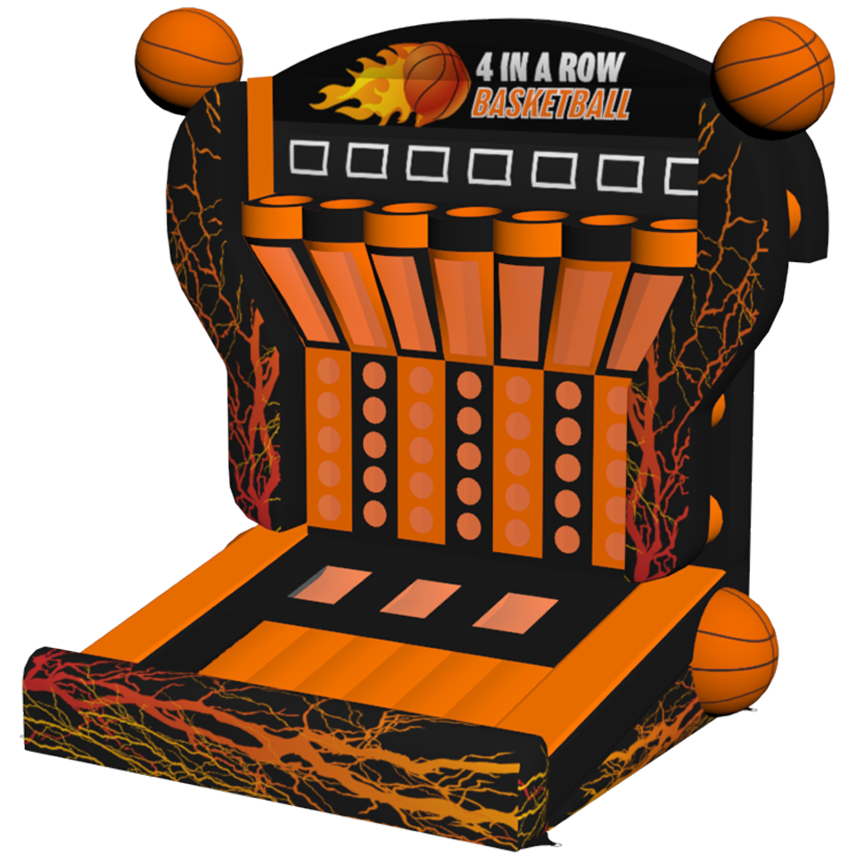BASKETBAL 4 OP EEN RIJ - Boing Inflatables