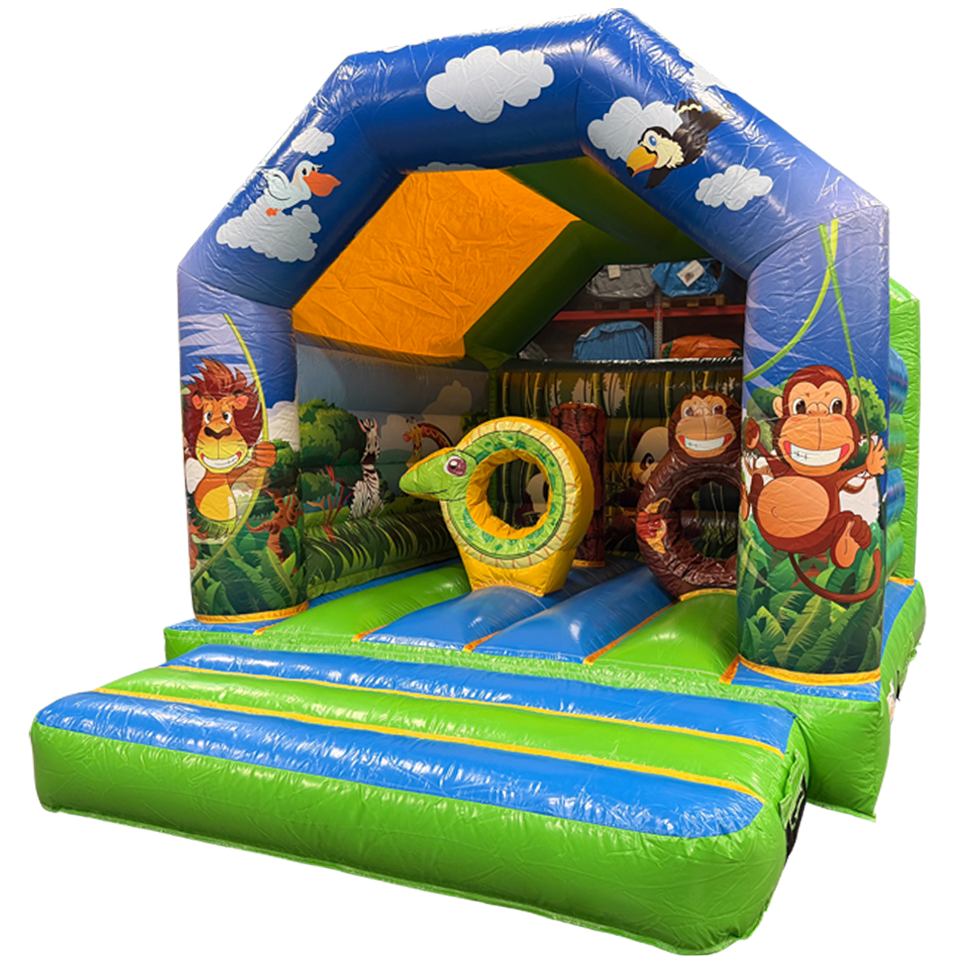 Aframe Midi Jungle Springkasteel