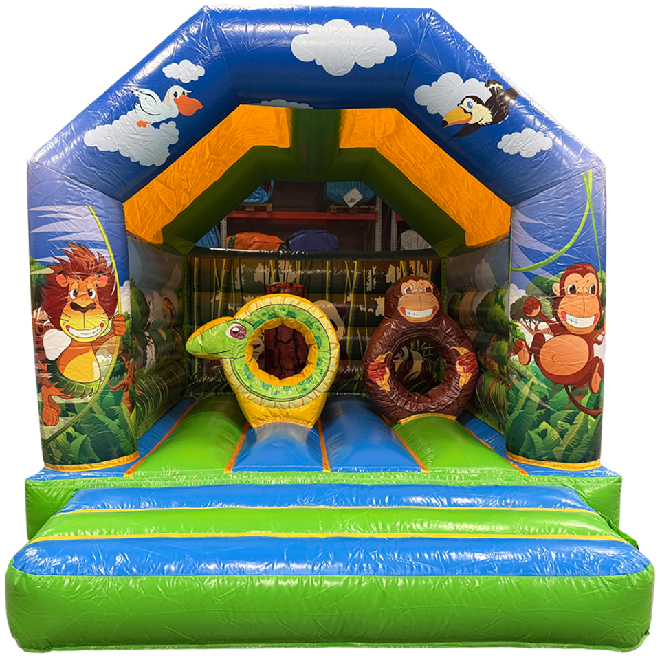 Aframe Midi Jungle Springkasteel