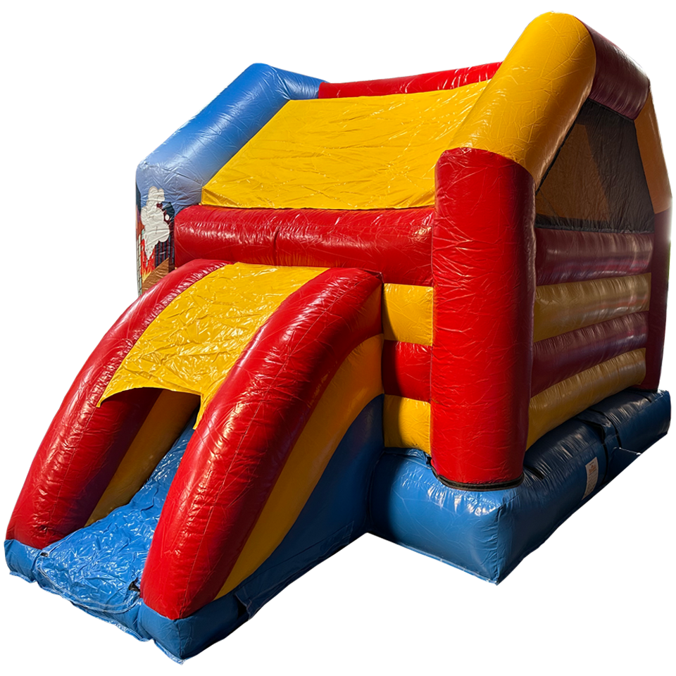 Zijkant met glijbaan