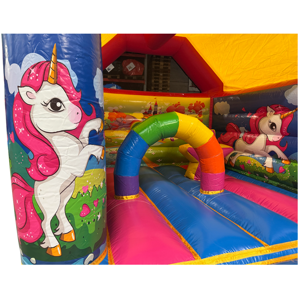 Aframe Midi Unicorn Springkasteel