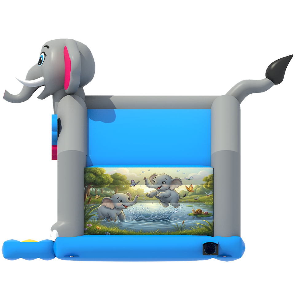 Éléphant Château Gonflable