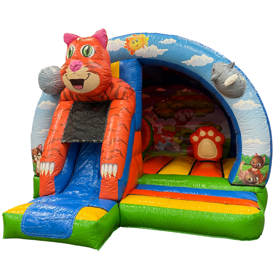 Arch Midi 3D Cat Inflatable With Obstacles