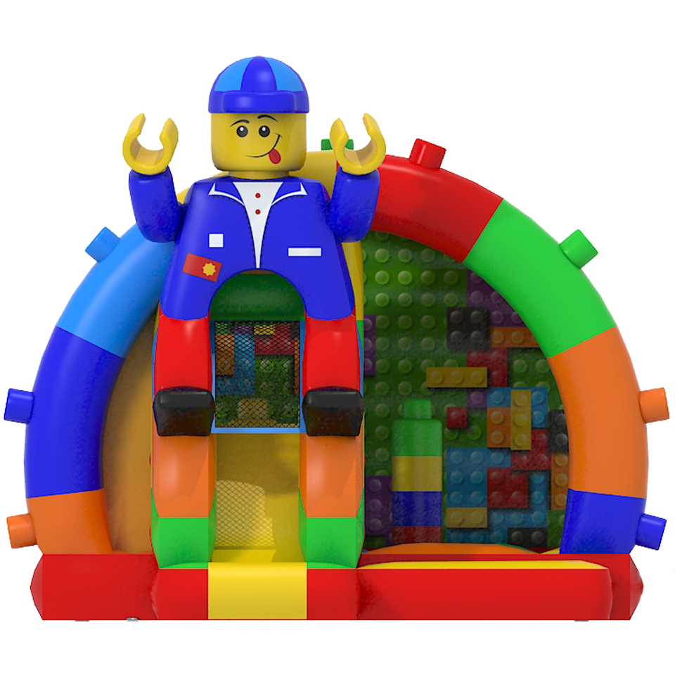 Arch Midi 3D Blocs colorés avec obstacles