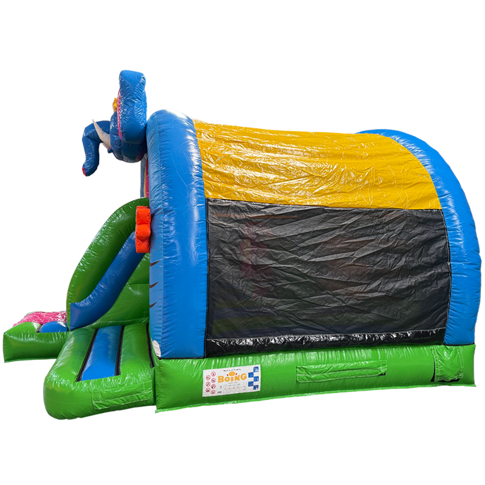 Arch Midi 3D Elephant gonflable With Obstacles