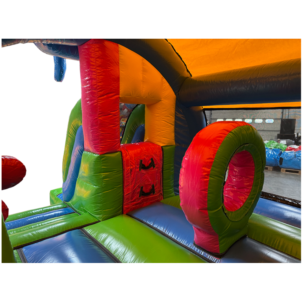 Arch Midi 3D Elephant gonflable With Obstacles