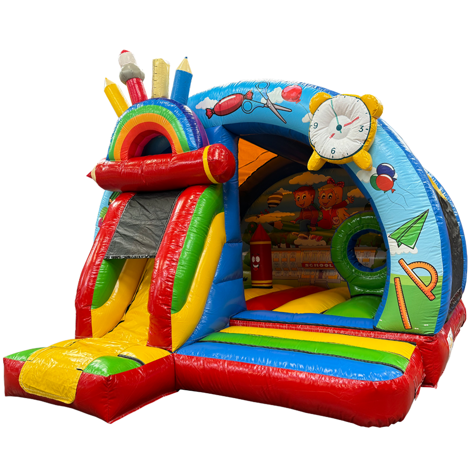 Arch Midi 3D Pencil Château gonflable avec obstacles