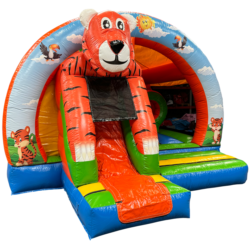 Château gonflable Arch Midi 3D Tiger