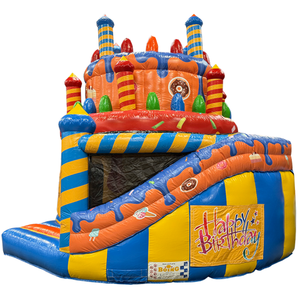 Verjaardagstaart met Glijbaan