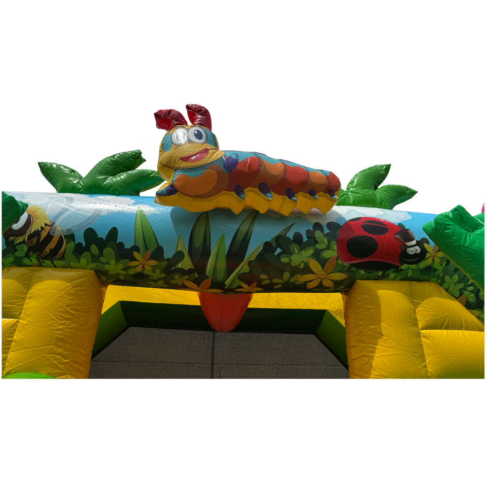 Combo Midi 2 Glijbanen Kikker Springkasteel