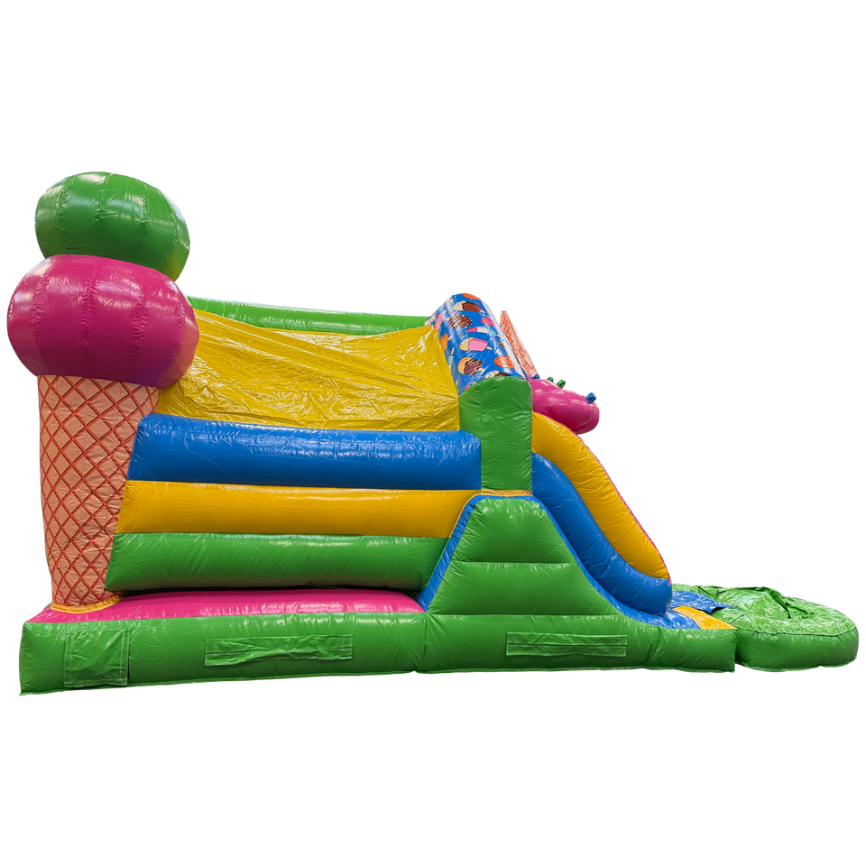 Combo Midi 2 Slides Ice Cream Inflatable