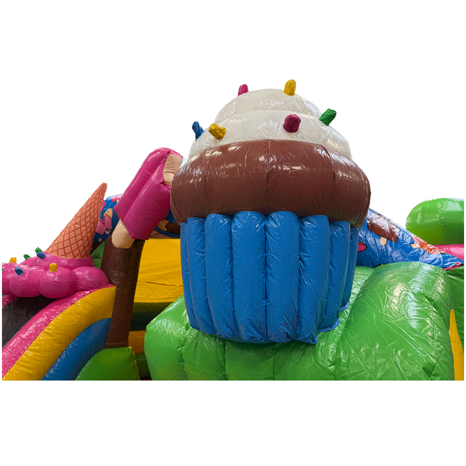 Combo Midi 2 Slides Ice Cream Inflatable
