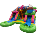 Combo Midi 2 Slides Ice Cream Inflatable