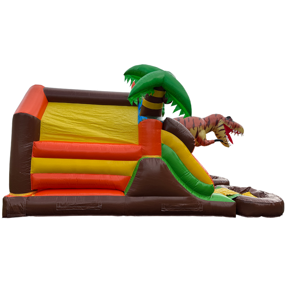 Combo Midi 2 Glijbanen Trex Springkasteel