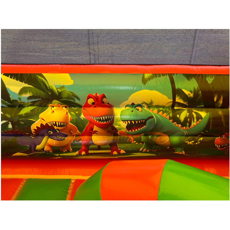 Combo Midi 2 Glijbanen Trex Springkasteel