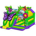Combo Midi 3D Vlinder Springkasteel Met Obstakel