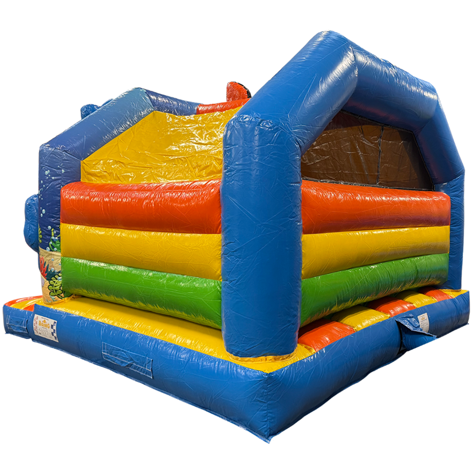 Combo Midi 3D Clownvis Springkasteel Met Obstakels