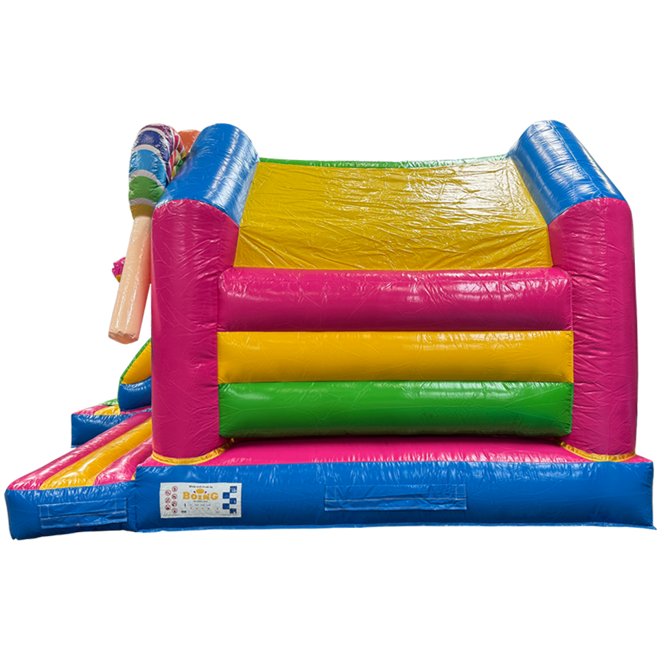 Combo Midi 3D Cookie Monster Fushia Springkasteel Met Obstakels