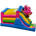 Combo Midi 3D Cookie Monster Springkasteel Met Obstakels