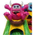 Combo Midi 3D Cookie Monster Springkasteel Met Obstakels