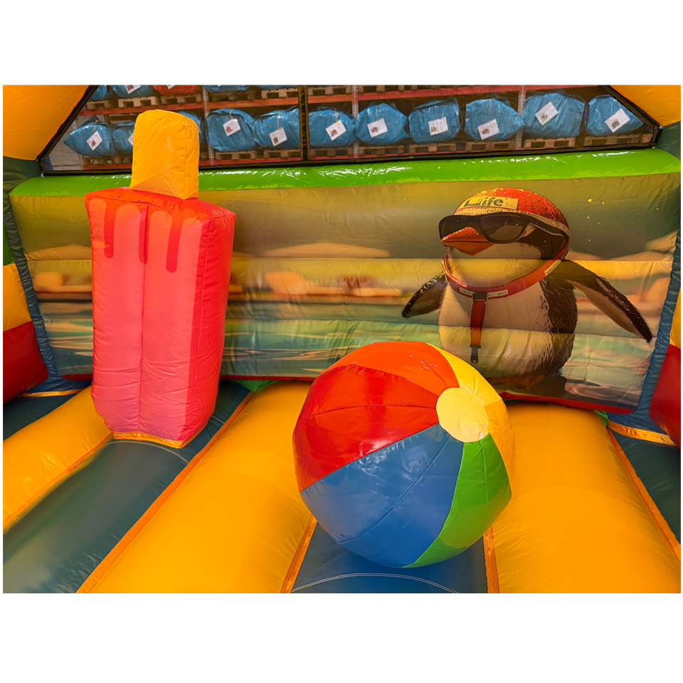 Combo Midi 3D Crazy Pinguin Springkasteel Met Obstakel