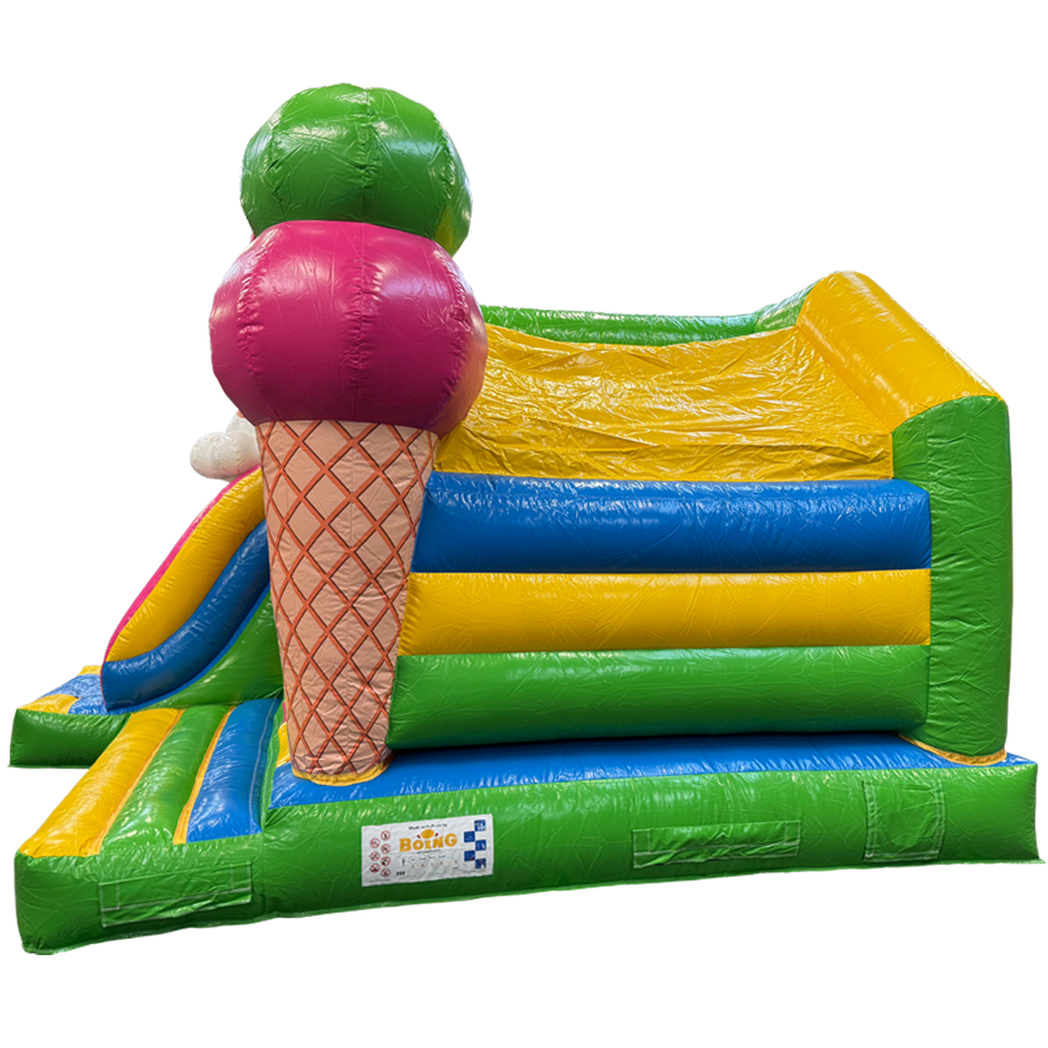 Combo Midi 3D Ijsjes Springkasteel Met Obstakels