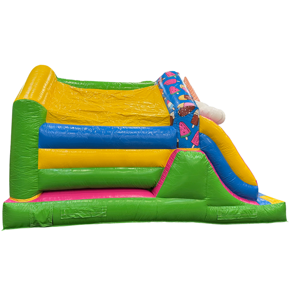 Combo Midi 3D Ijsjes Springkasteel Met Obstakels