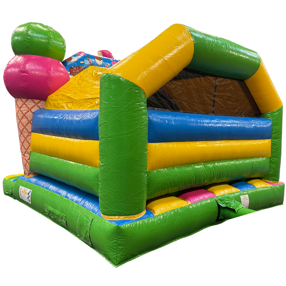 Combo Midi 3D Ijsjes Springkasteel Met Obstakels