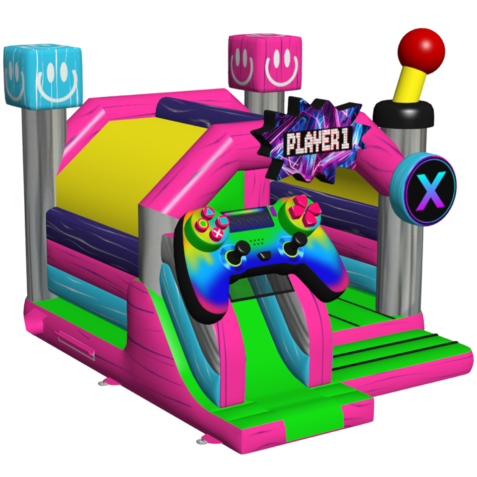 Combo Midi 3D Level Up Springkasteel Met Obstakel