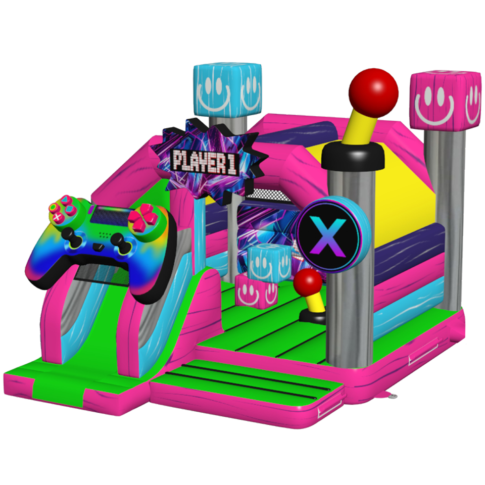 Combo Midi 3D Level Up Springkasteel Met Obstakel