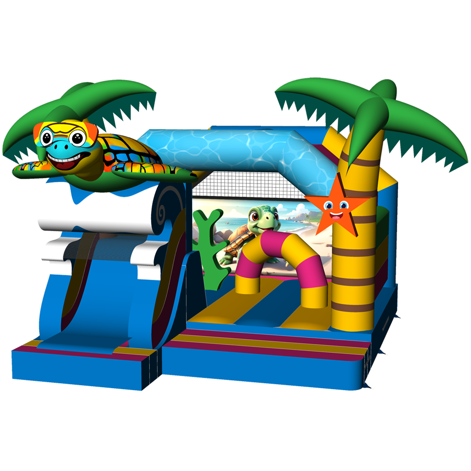 Combo Midi 3D Level Up Hüpfburg mit Hindernis