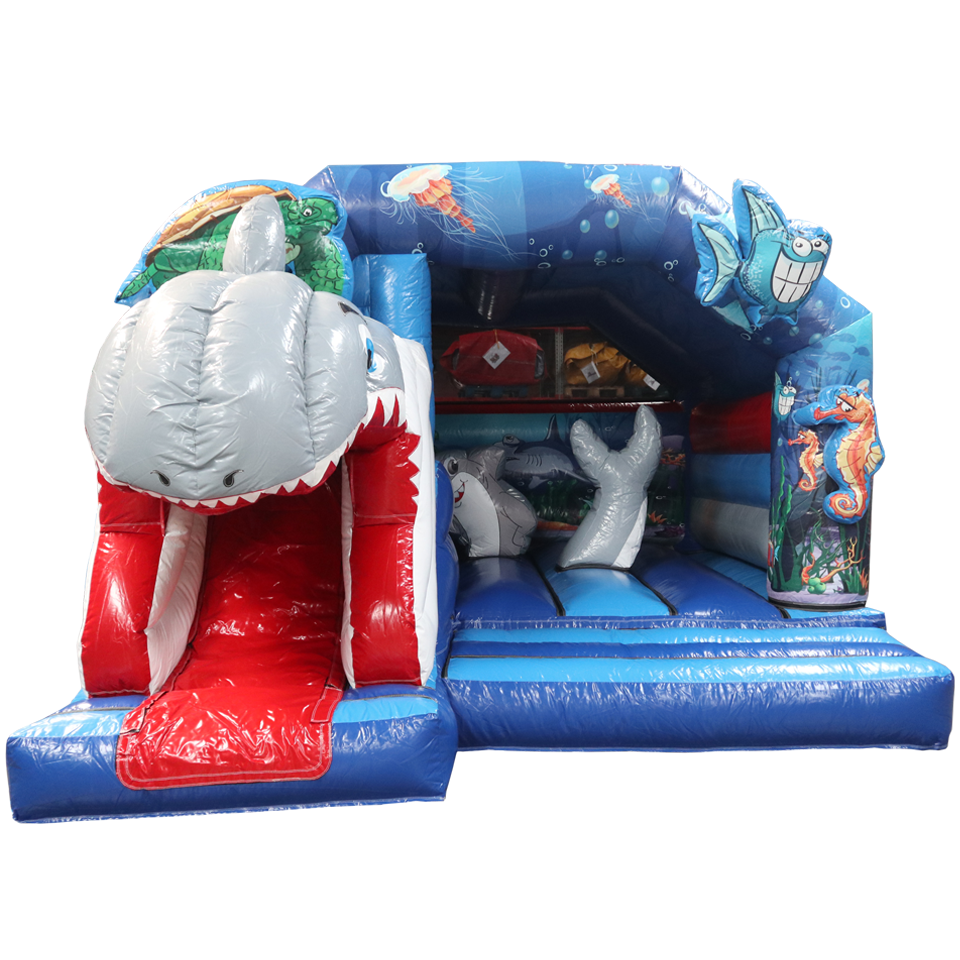 Combo Midi 3D Shark With Obstacles