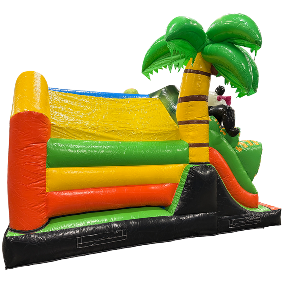 Combo Midi 3D Surfing Panda Springkasteel Met Obstakel