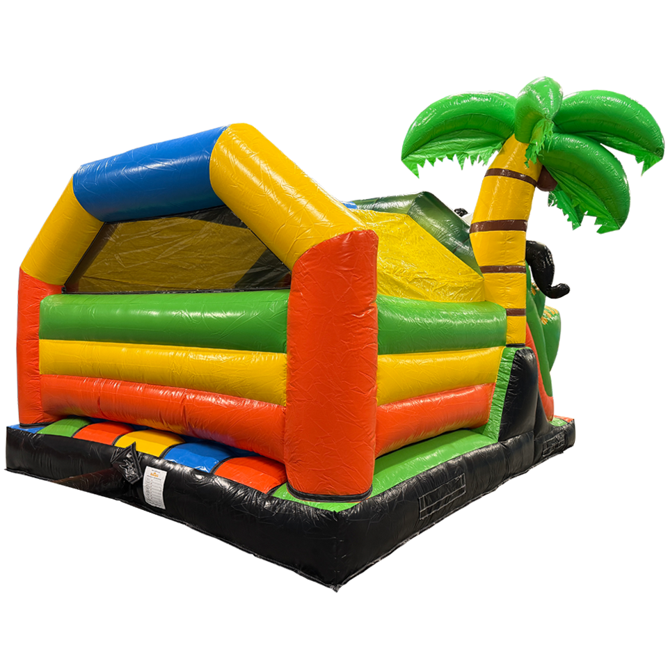 Combo Midi 3D Surfing Panda Springkasteel Met Obstakel