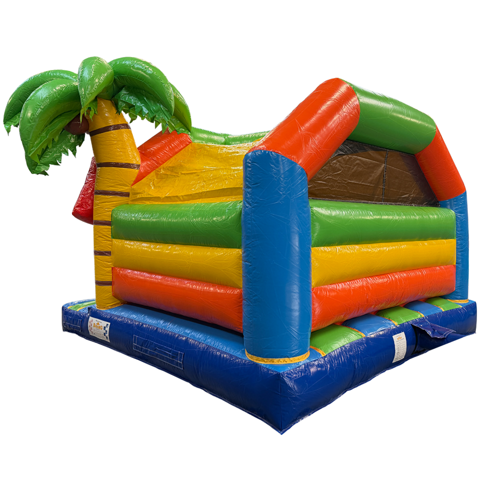 Combo Midi 3D Surfing Haai Springkasteel Met Obstakel