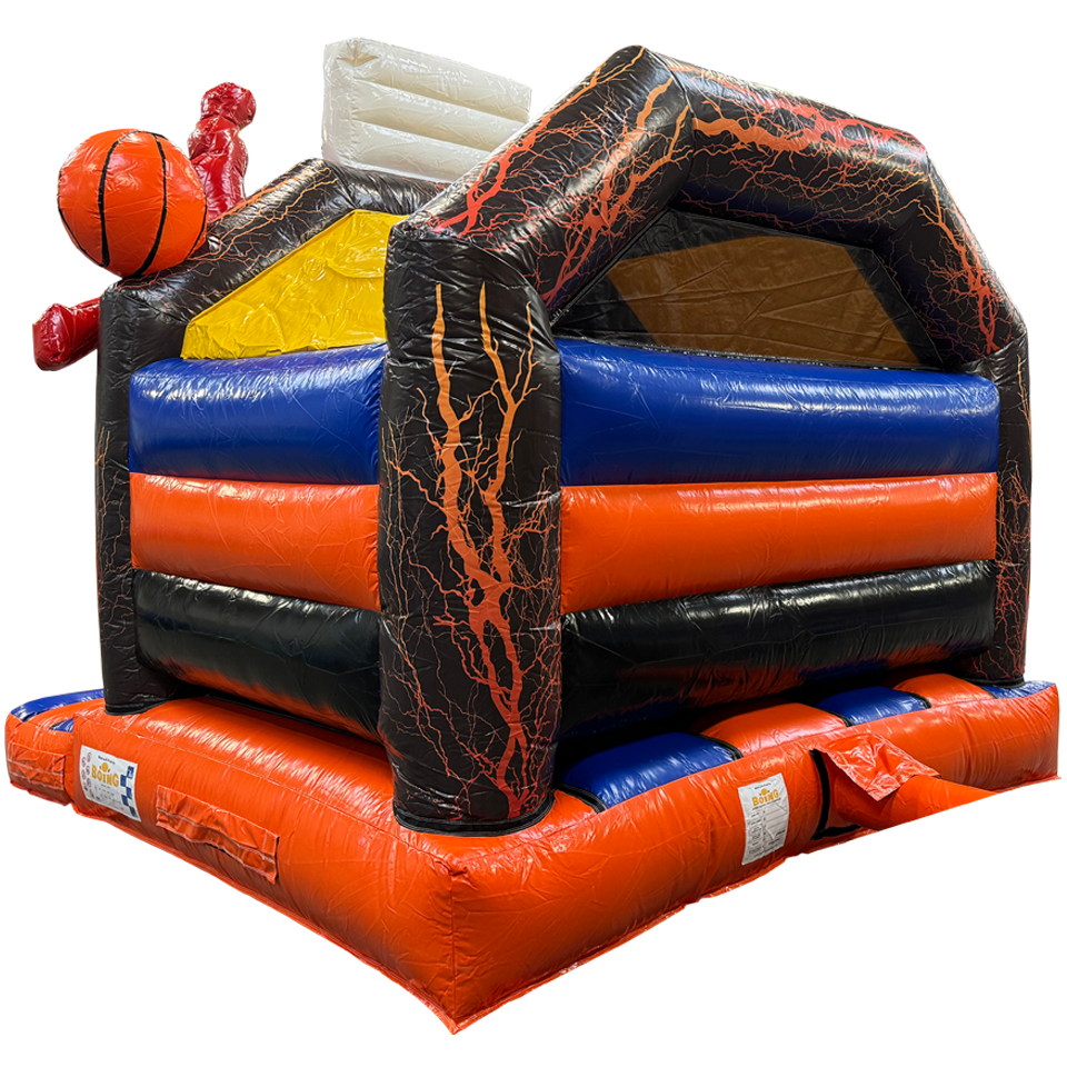 Entourant le Château Gonflable de basket-ball