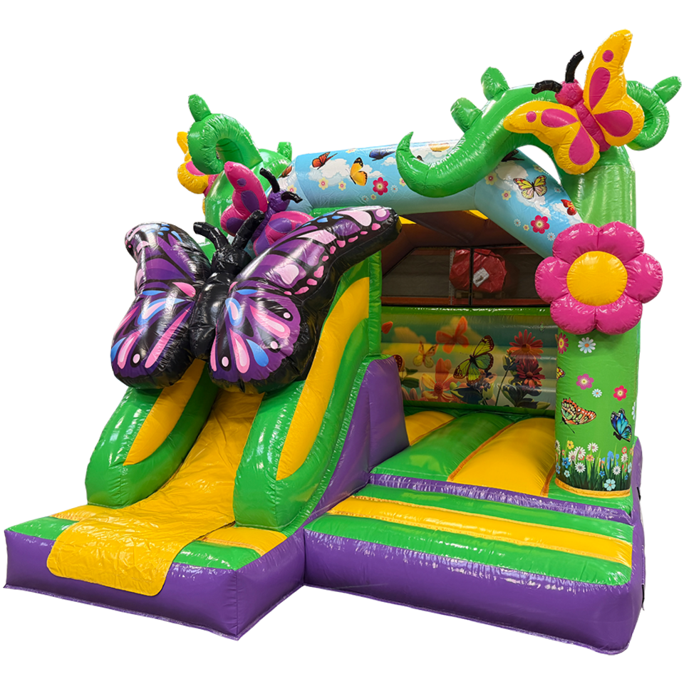 Combo Mini 3D Vlinder Springkasteel