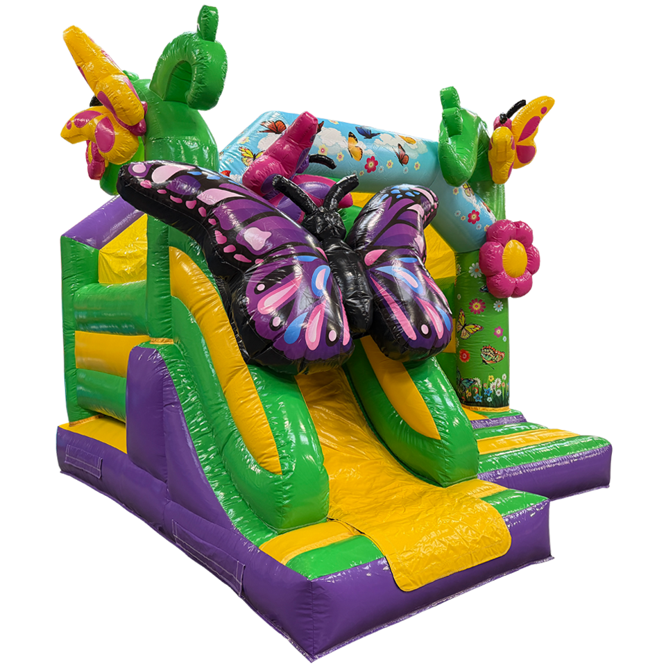 Combo Mini 3D Vlinder Springkasteel