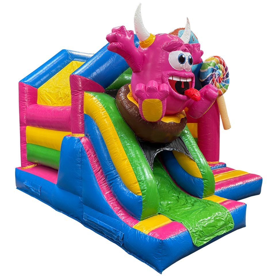 Combo Mini 3D Cookie Monster Springkasteel