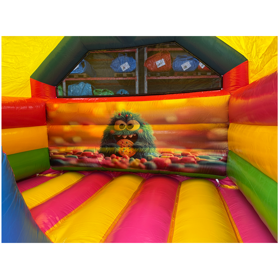 Combo Mini 3D Cookie Monster Springkasteel