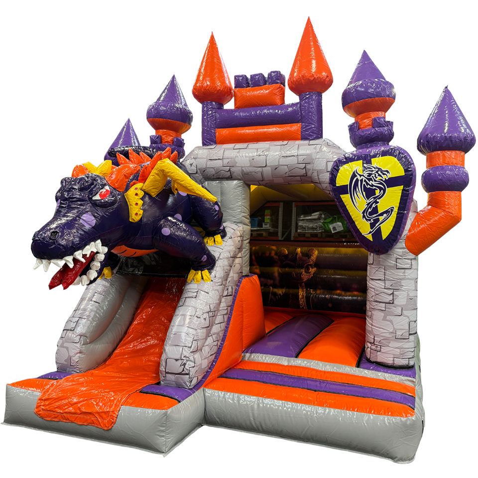 Combo Mini 3D Drakenkasteel Springkasteel