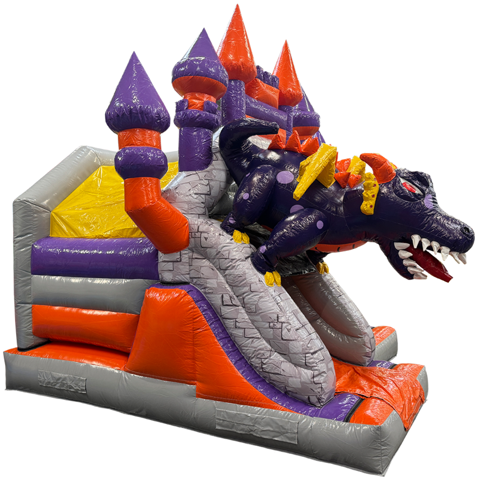 Combo Mini 3D Drakenkasteel Springkasteel