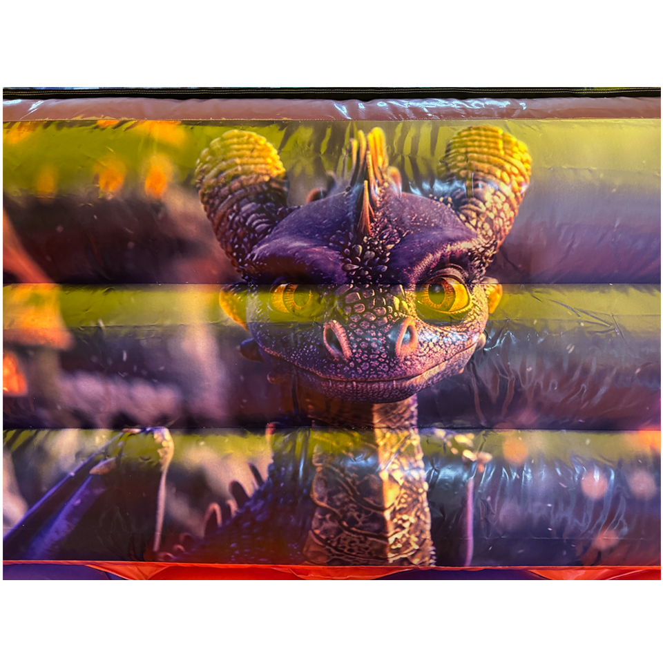 Combo Mini 3D Drakenkasteel Springkasteel