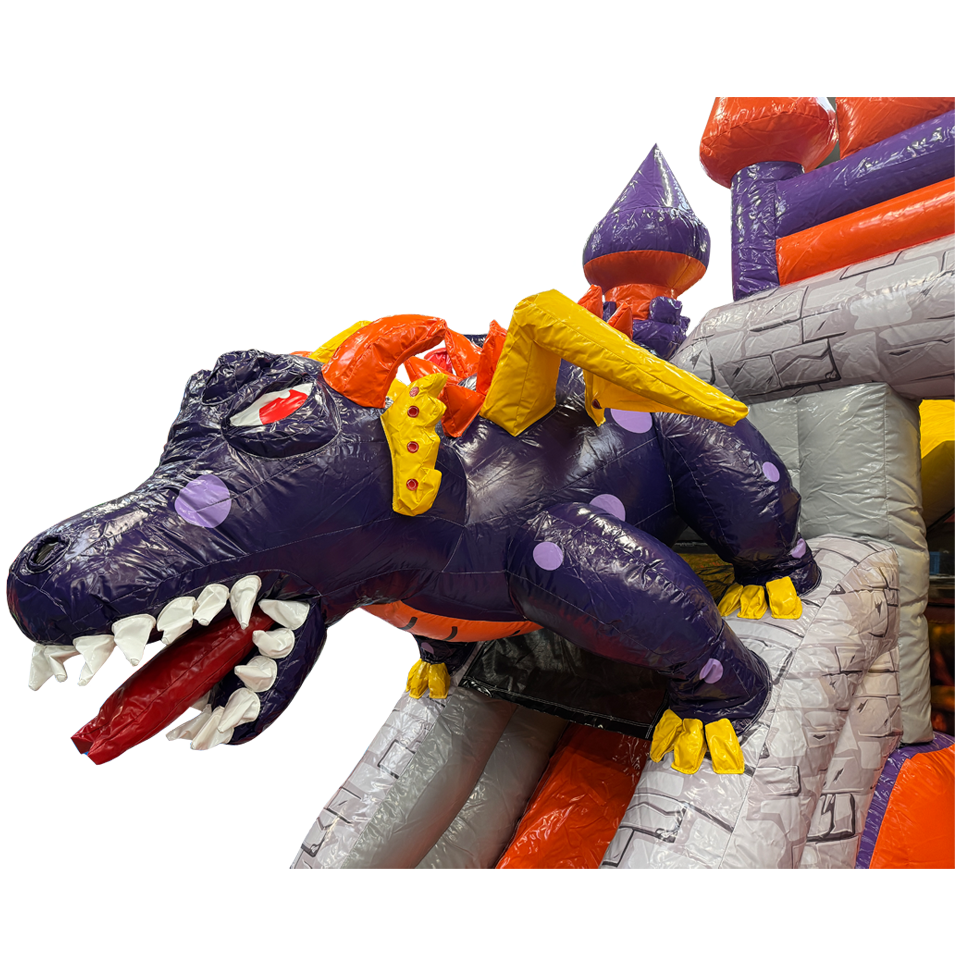 Combo Mini 3D Drakenkasteel Springkasteel