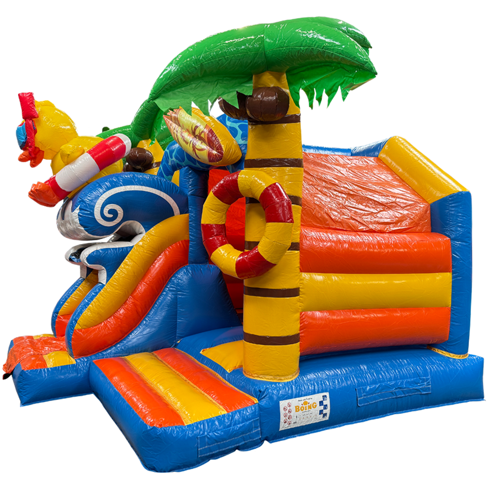 Combo Mini 3D Eend Springkasteel