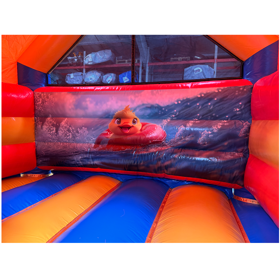 Combo Mini 3D Eend Springkasteel