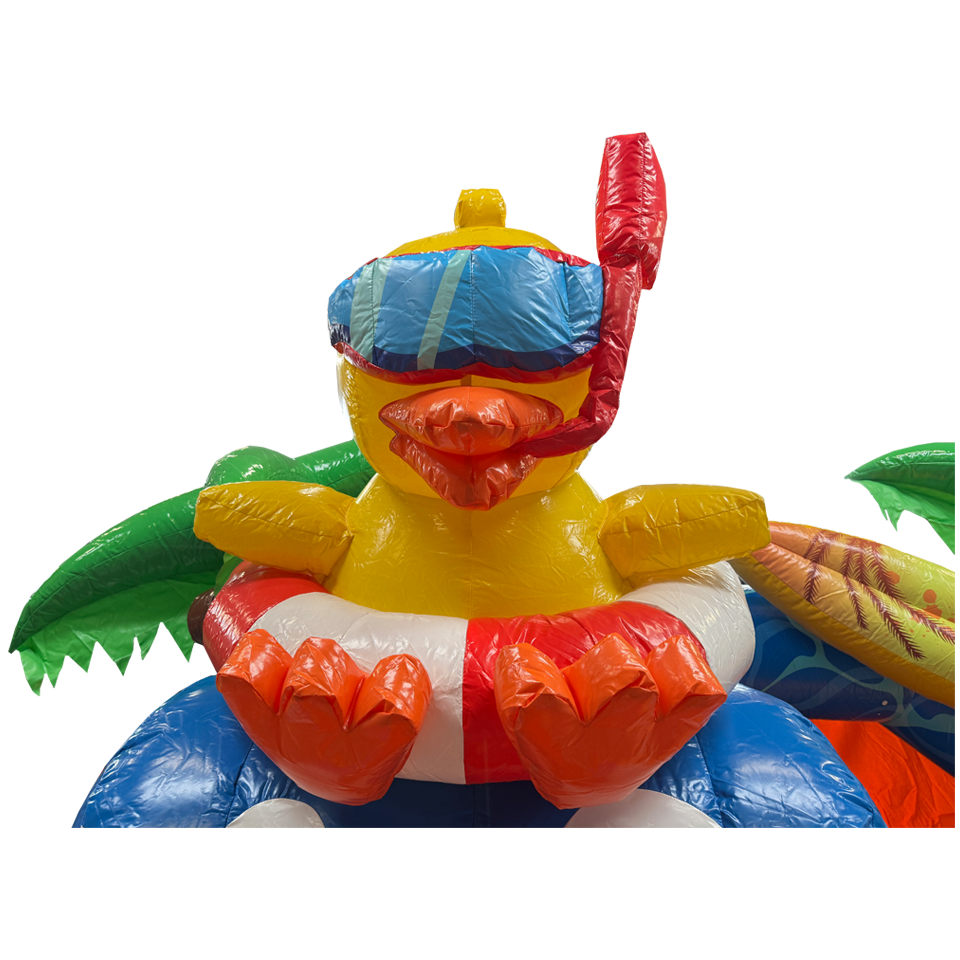 Combo Mini 3D Eend Springkasteel