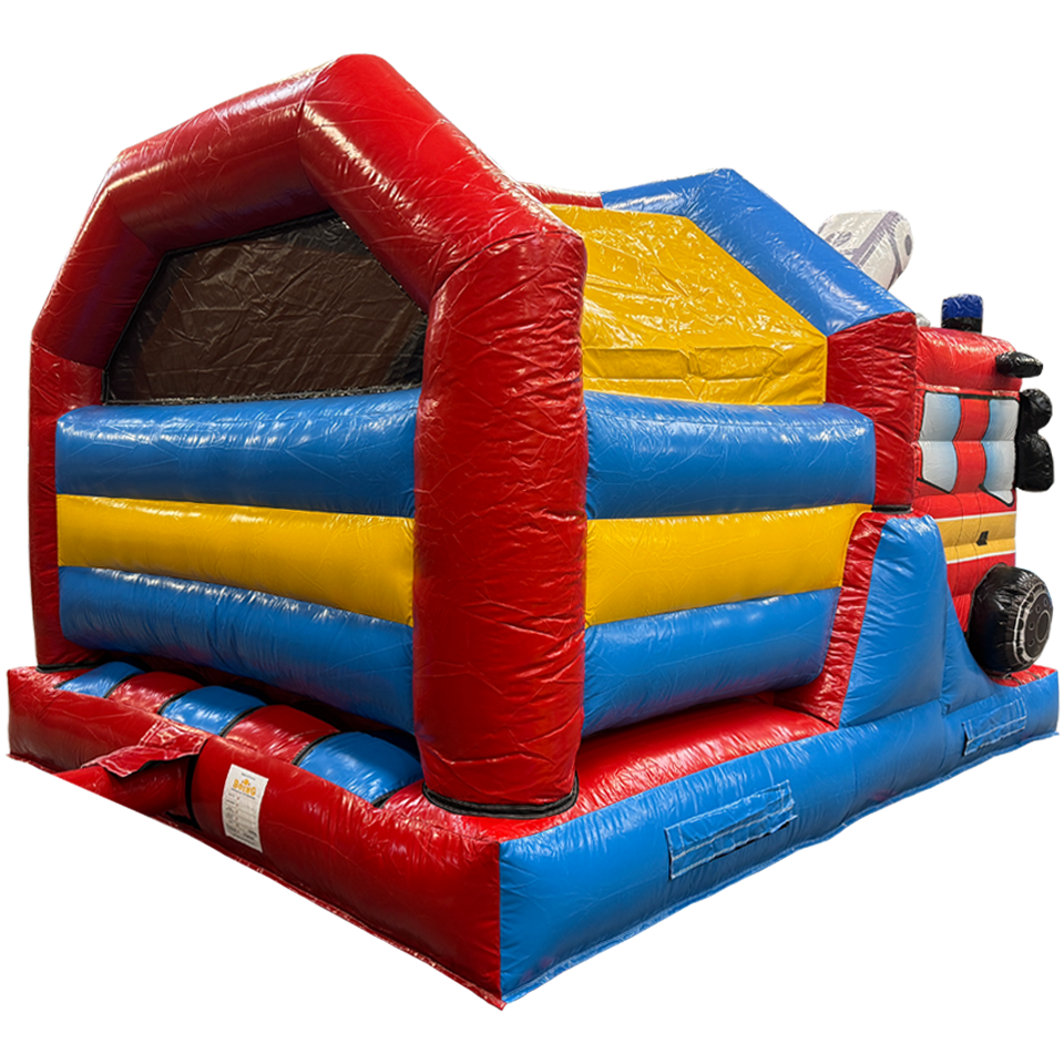 Combo Mini 3D Brandweerwagen Springkasteel