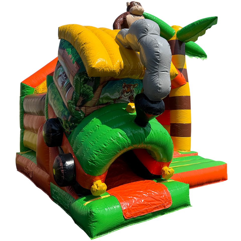 Combo Mini 3D Jungle Trein Springkasteel