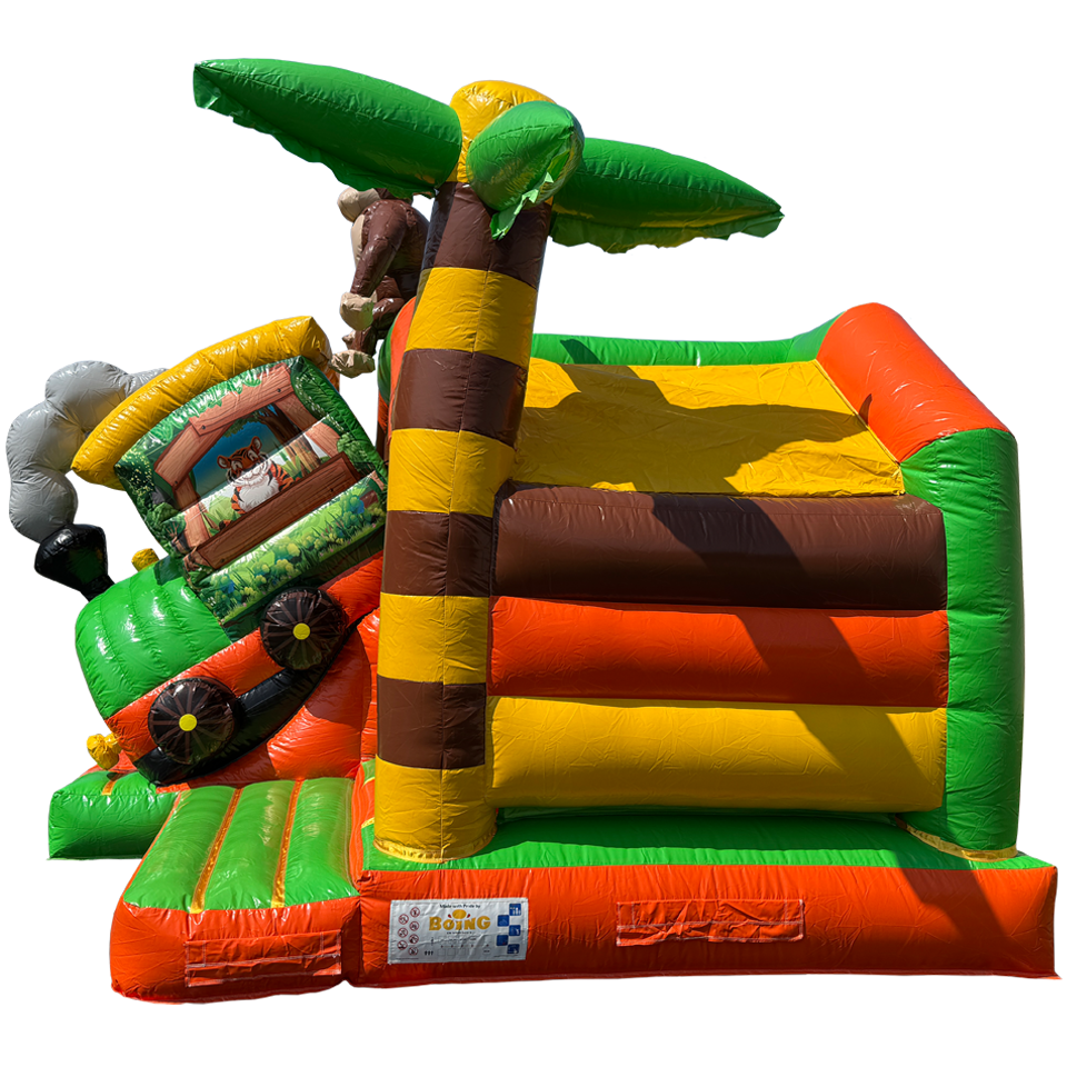 Combo Mini 3D Jungle Trein Springkasteel